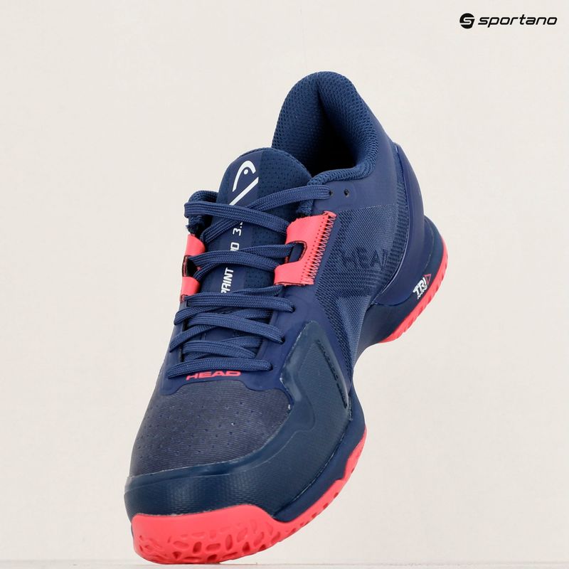 Дамски обувки за тенис HEAD Sprint Pro 3.5 Clay dark blue/azalea 9