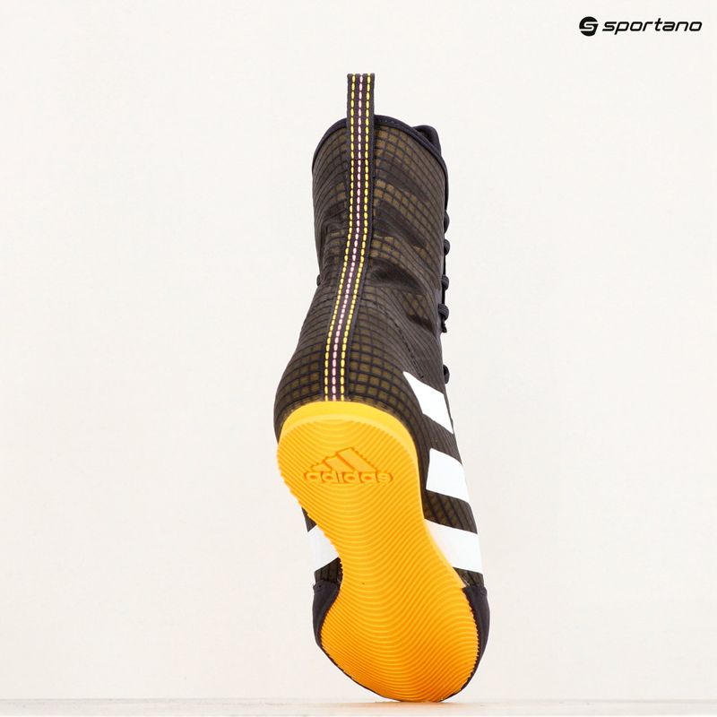 Боксови обувки adidas Box Hog 4 aurora black/cloud white/spark 10