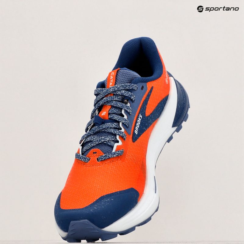 Мъжки обувки за бягане Brooks Catamount 2 firecracker/navy/blue 9