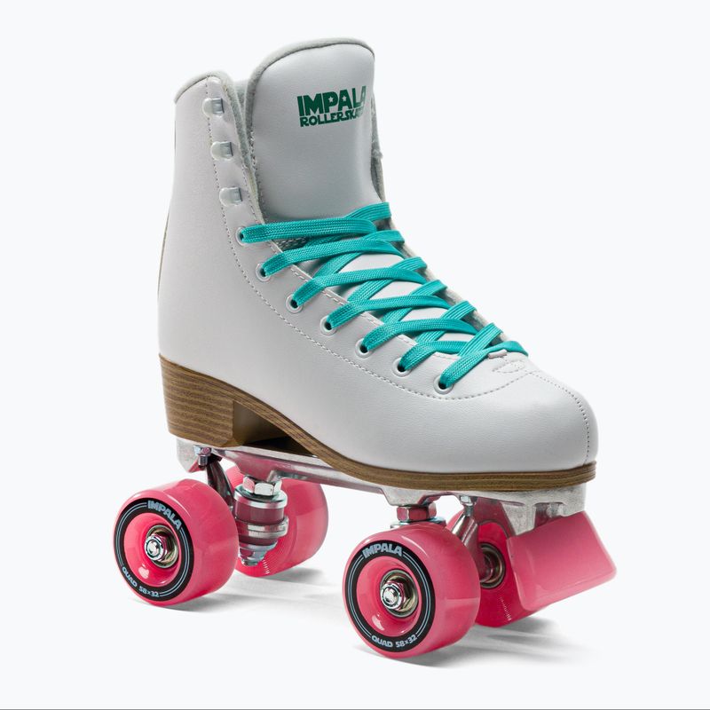 Дамски ролкови кънки IMPALA Quad Skate white IMPROLLER1