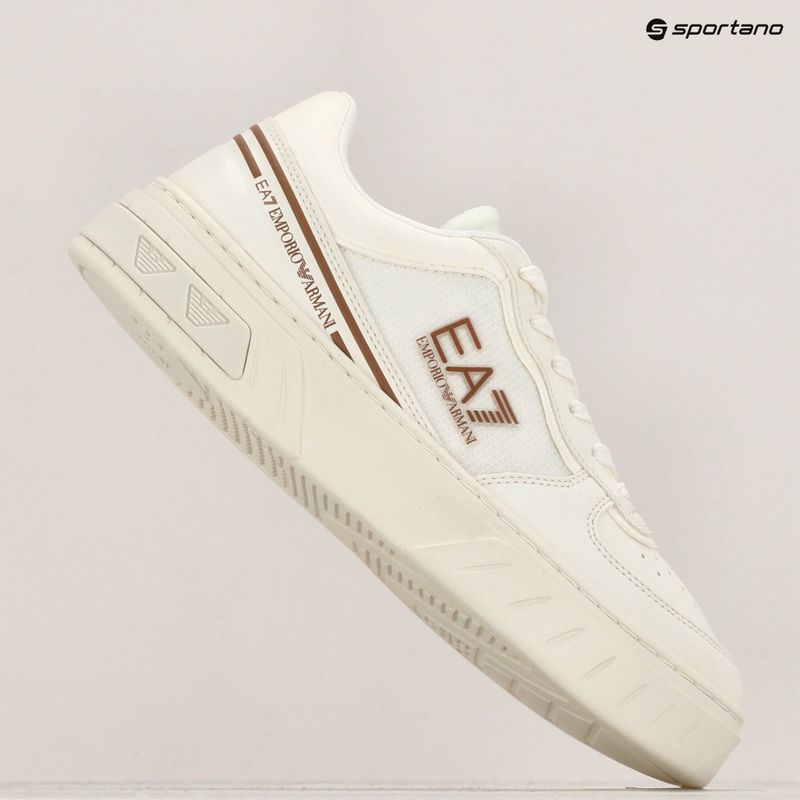 Обувки EA7 Emporio Armani Summer Court triple off white/tan 11