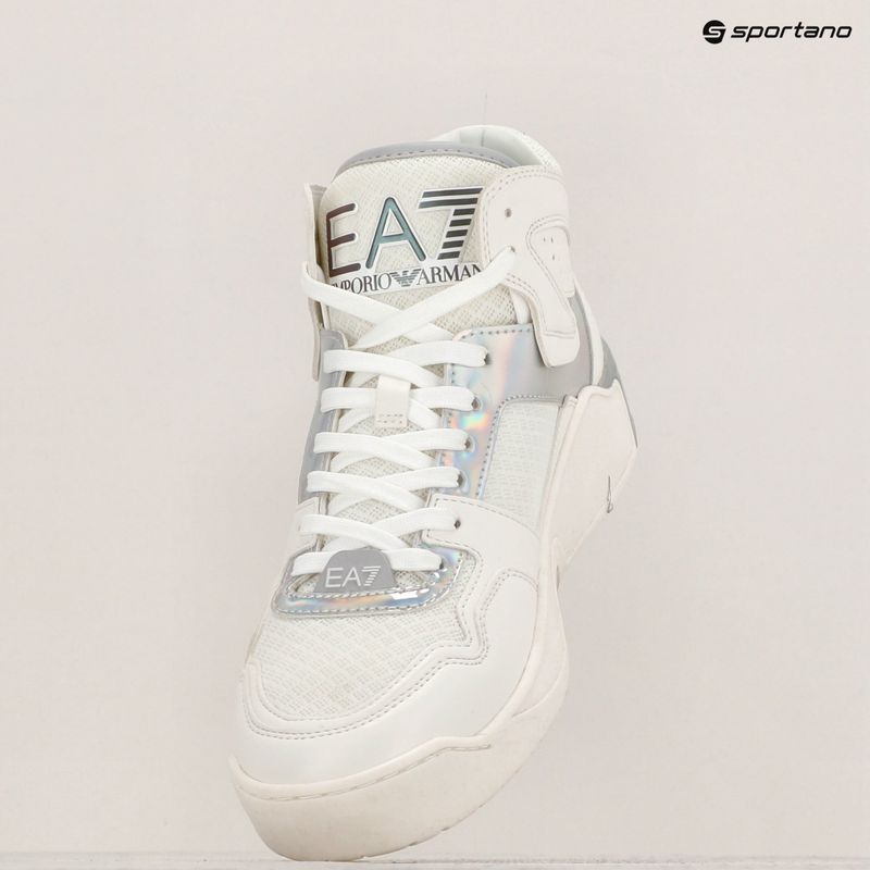 Обувки EA7 Emporio Armani Basket Mid white/iridescent 9
