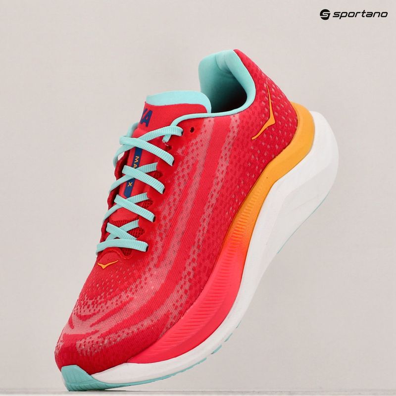 HOKA Mach X cerise/cloudless мъжки обувки за бягане 9