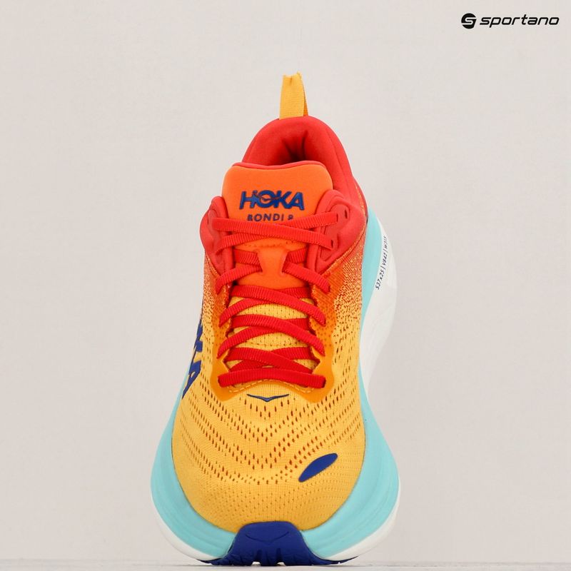 Мъжки обувки за бягане HOKA Bondi 8 cerise/cloudless 9