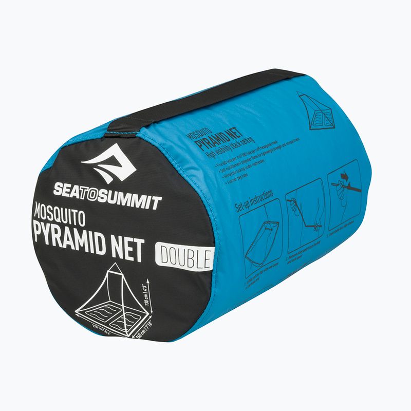 Sea to Summit Pyramid Net Двойна мрежа против комари черна AMOSD 3