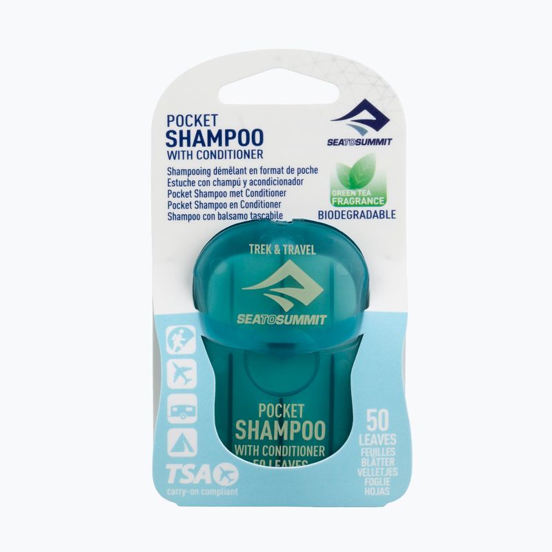 Шампоан на листове Sea To Summit Trek & Travel Pocket Conditioning Shampoo 50 бр. blue 2