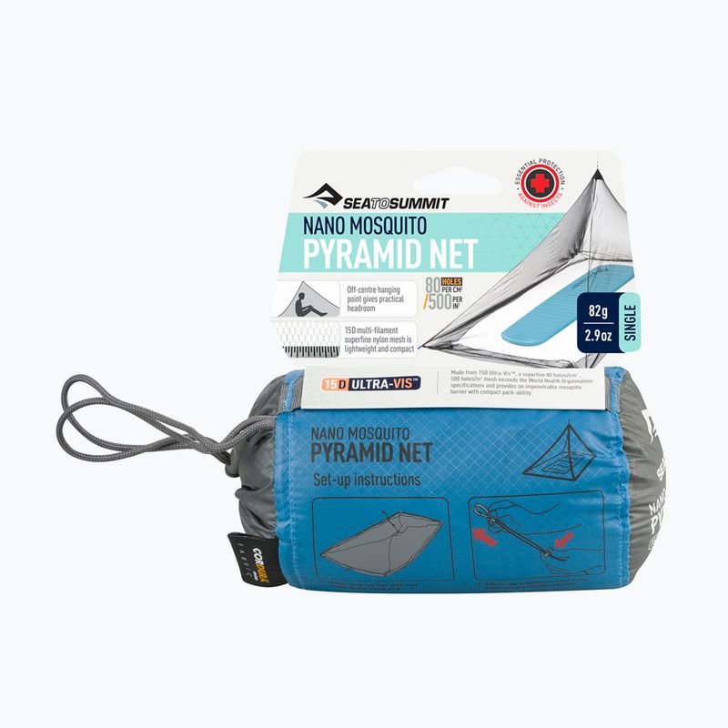 Мрежа против комари Sea To Summit Nano MosquiTo Pyramid Net Single grey 8