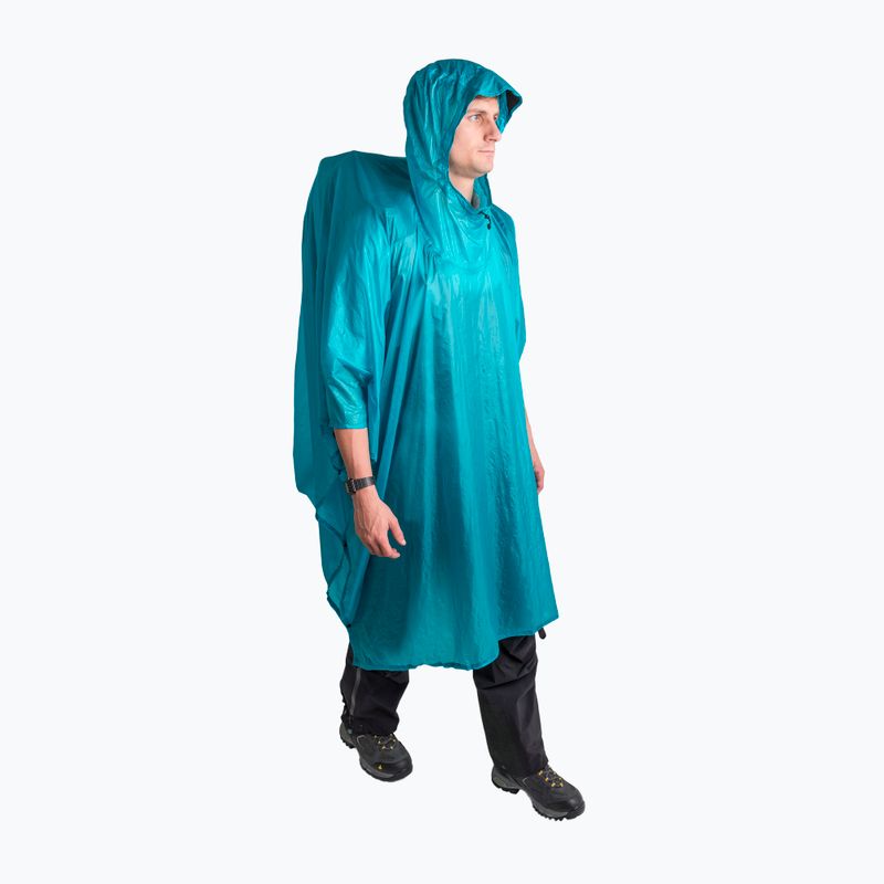 Sea to Summit Ultra-Sil Nano Tarp дъждовно пончо синьо APONCHO15DBL 6