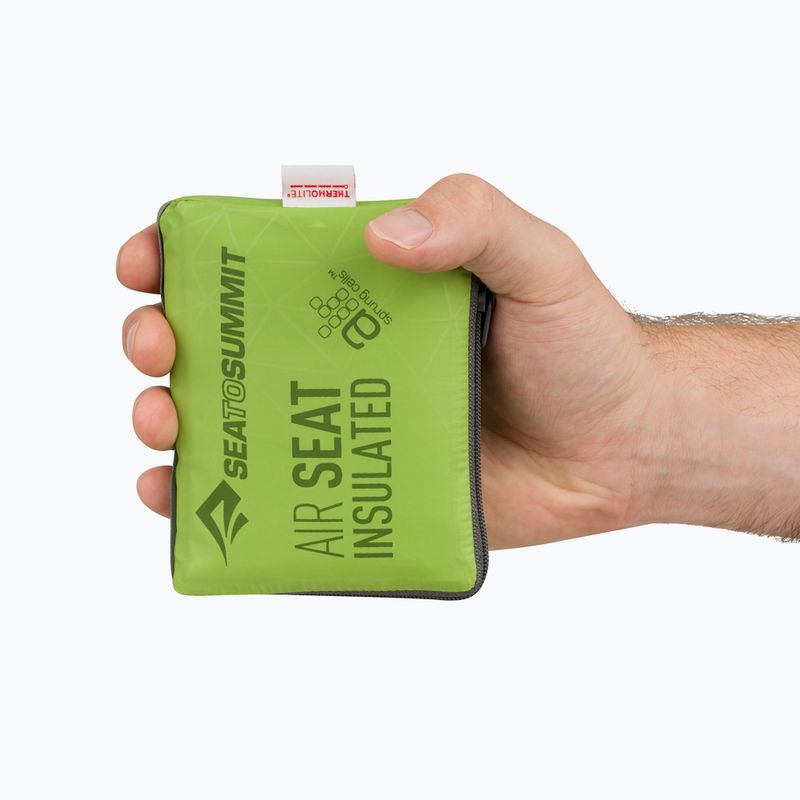 Надуваема подложка за сядане Sea to Summit Air Seat Insulated green 10