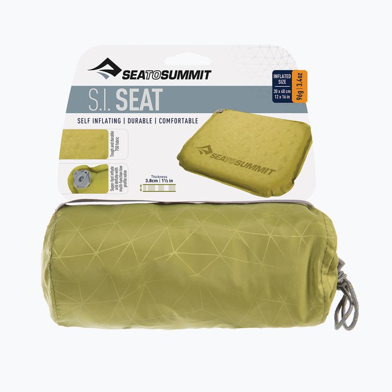 Самонадуваема постелка за сядане Sea to Summit S.I. Seat olive 3