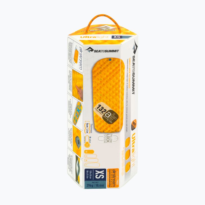 Надуваема постелка Sea to Summit UltraLight ASC Mat yellow 10