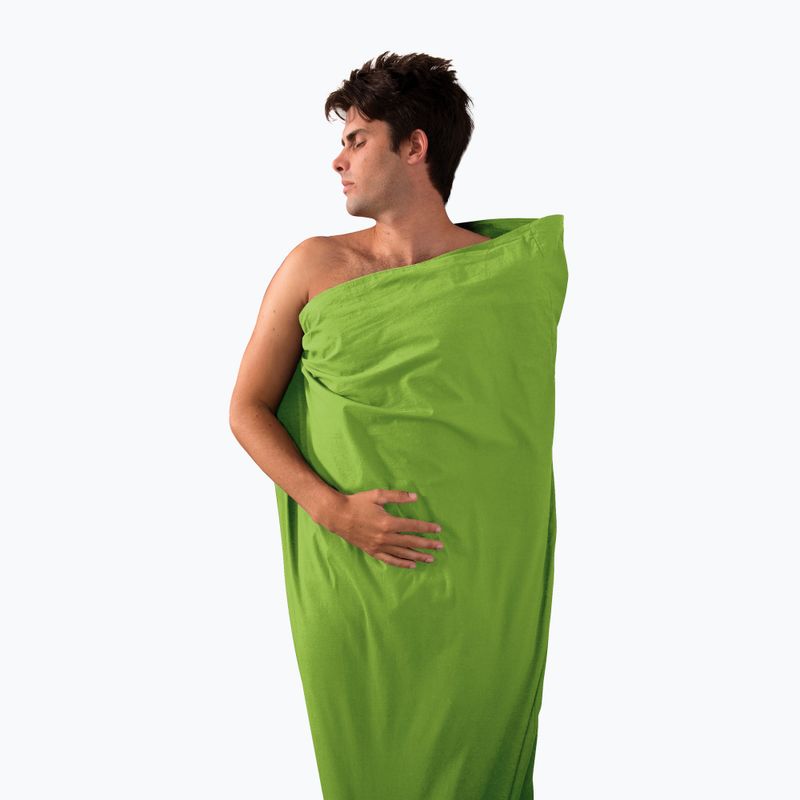 Sea to Summit Premium Cotton Travel Liner - стандартна правоъгълна зелена ASTDOSGN 4