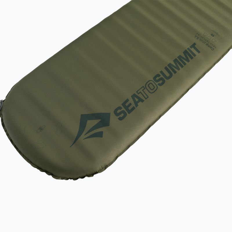 Sea to Summit Camp Plus Regular 2.5 cm Зелена самонадуваема постелка AMSICAPLR 3