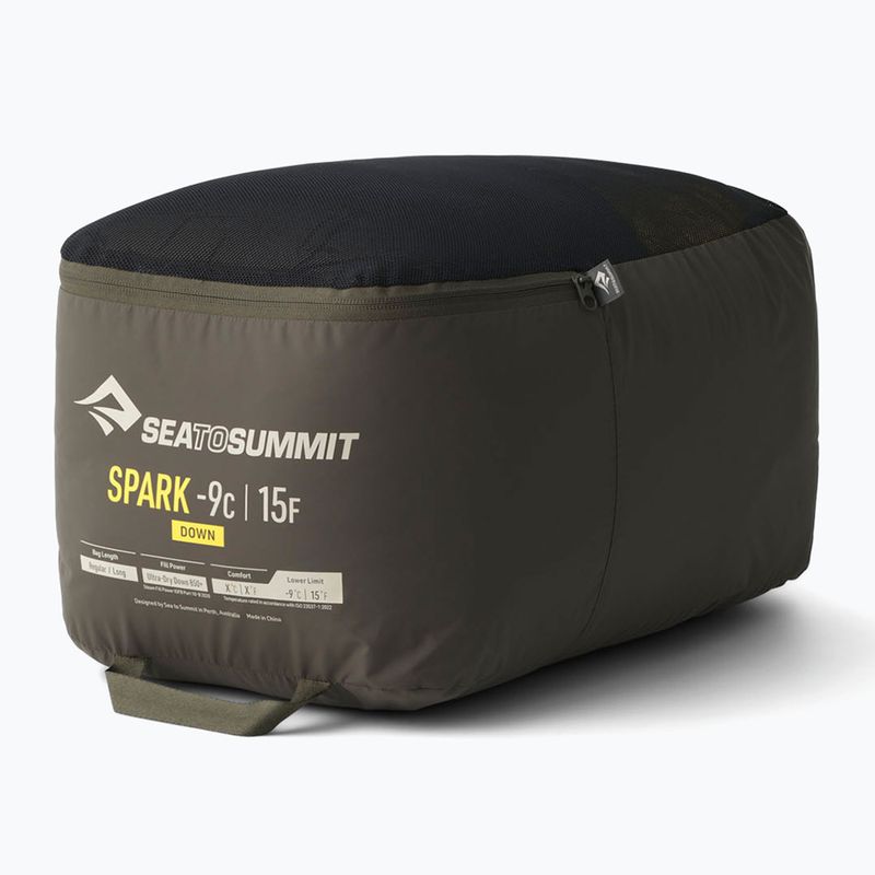Sea To Summit Спален чувал Spark Down -9C|15F Дълъг сив/жълт 2
