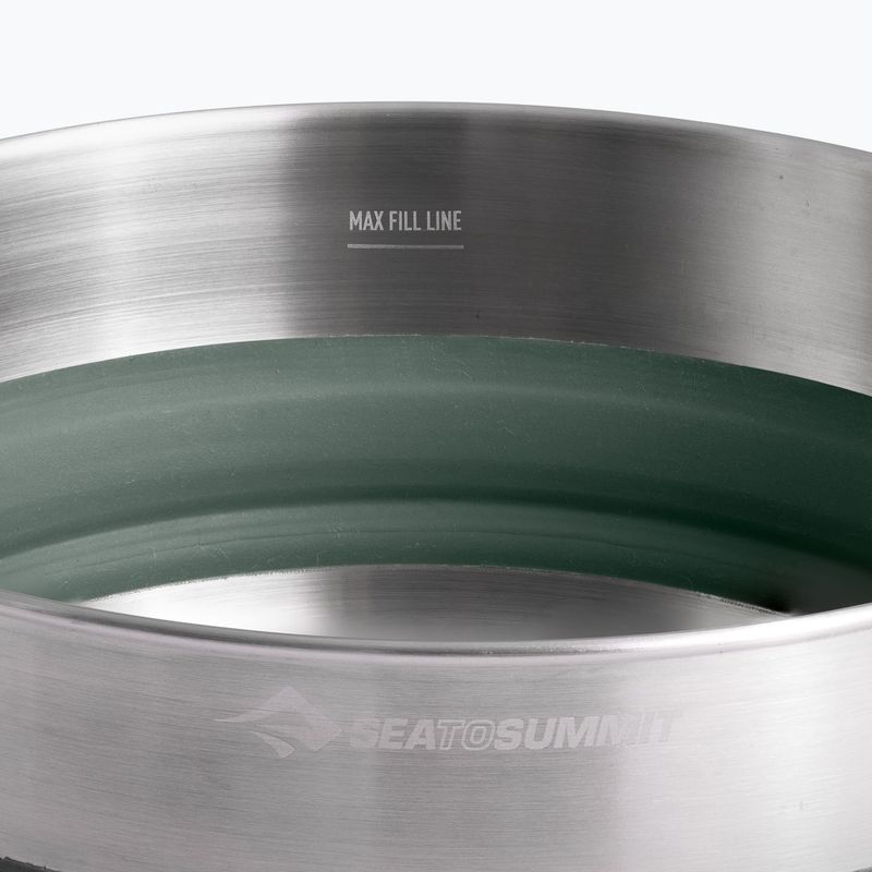 Туристическа тенджера Sea To Summit Detour Stainless Steel Collapsible 3 l laurel wreath 5