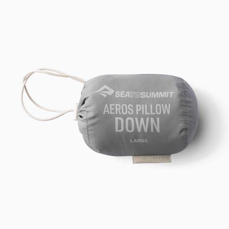 Туристическа възглавница Sea to Summit Aeros Down L neutral grey 3