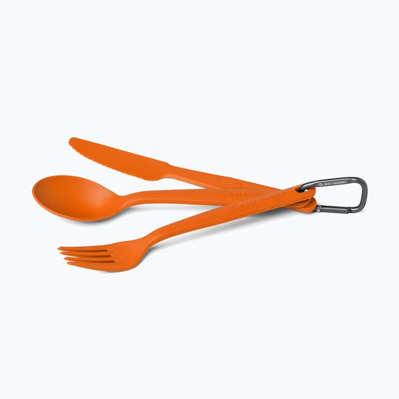 Прибори за хранене Sea To Summit Camp Cutlery Set burnt orange 2
