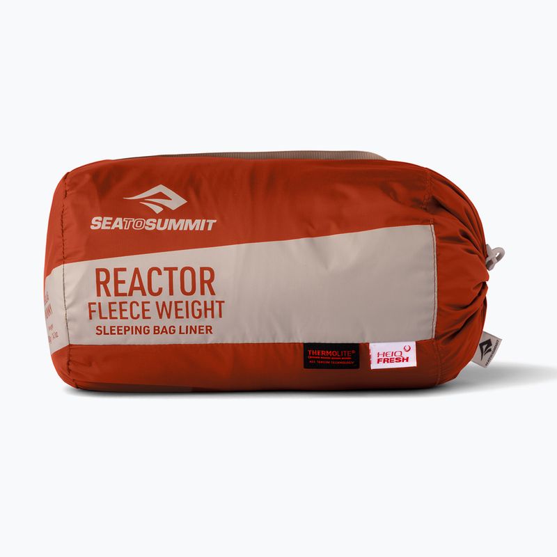 Вътрешна подложка за спален чувал Sea To Summit ReacTor Fleeceweight picante 4