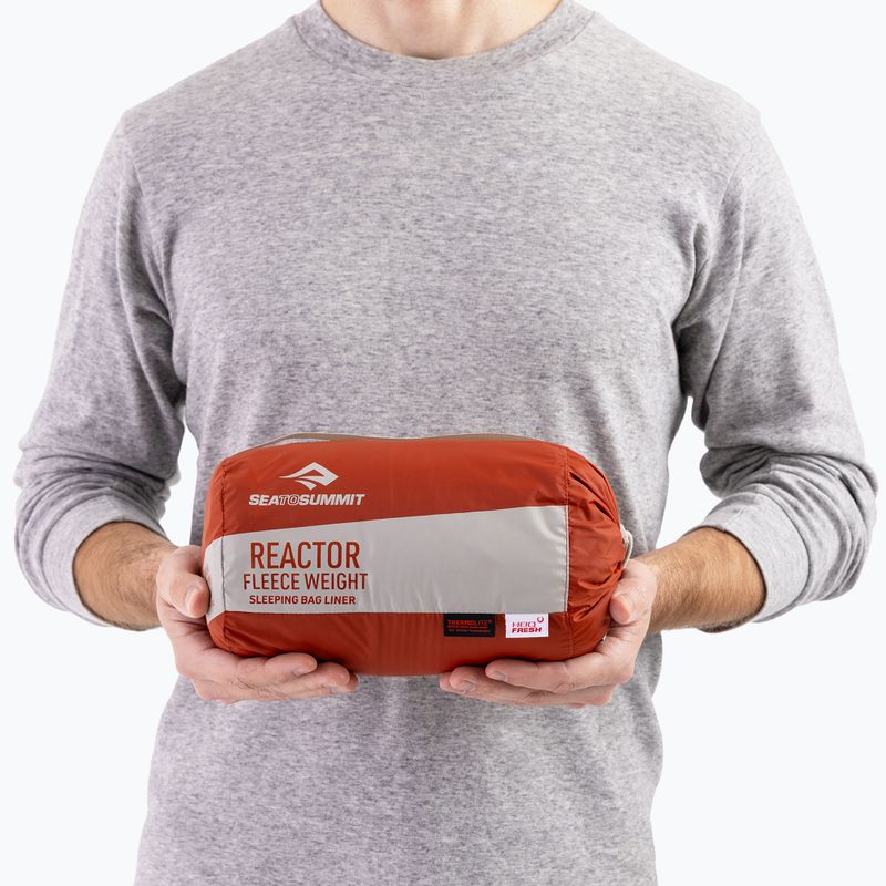 Вътрешна подложка за спален чувал Sea To Summit ReacTor Fleeceweight picante 5
