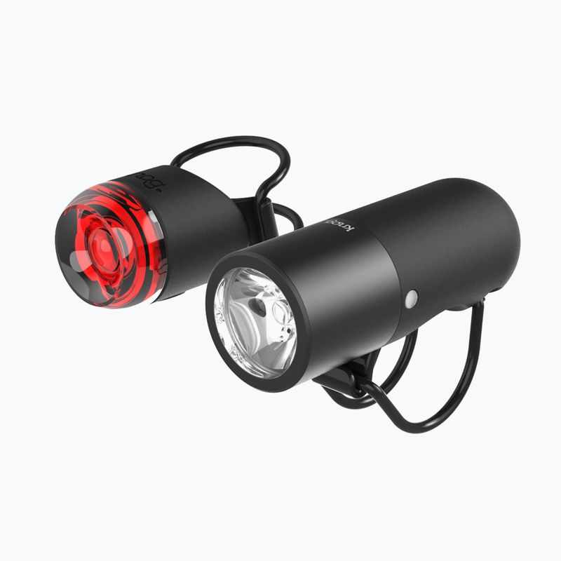 Комплект светлини за велосипед Knog Plugger Twinpack black 2