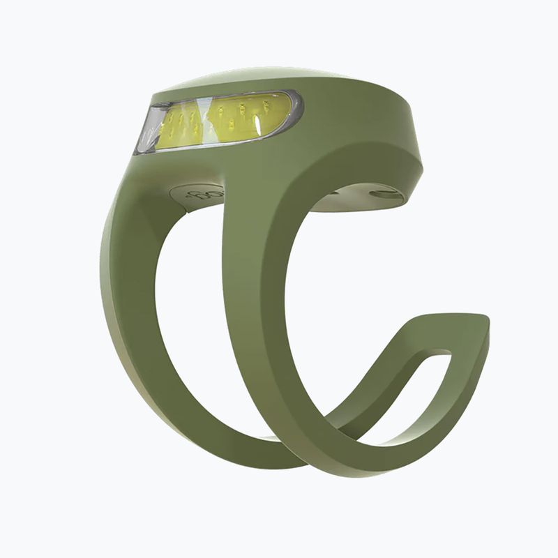 Преден велосипеден фар Knog Frog V3 green