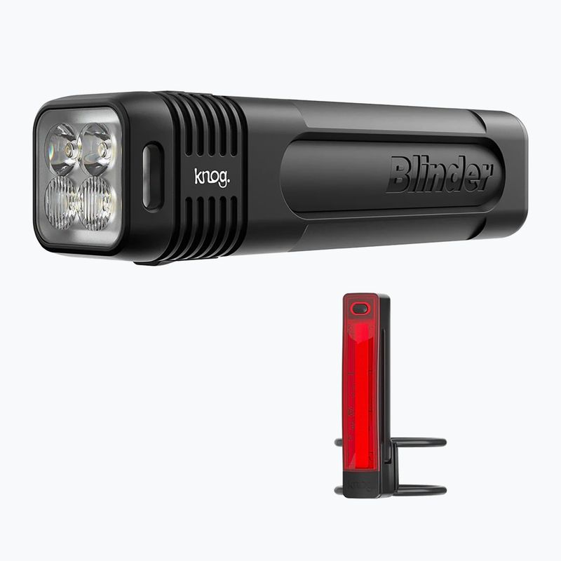 Комплект светлини за велосипед Knog Blinder Pro 600/Plus черен
