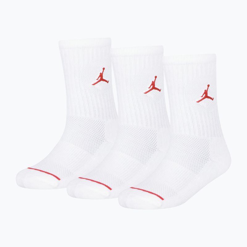 Детски чорапи Air Jordan Jumpman Crew 3 чифта white