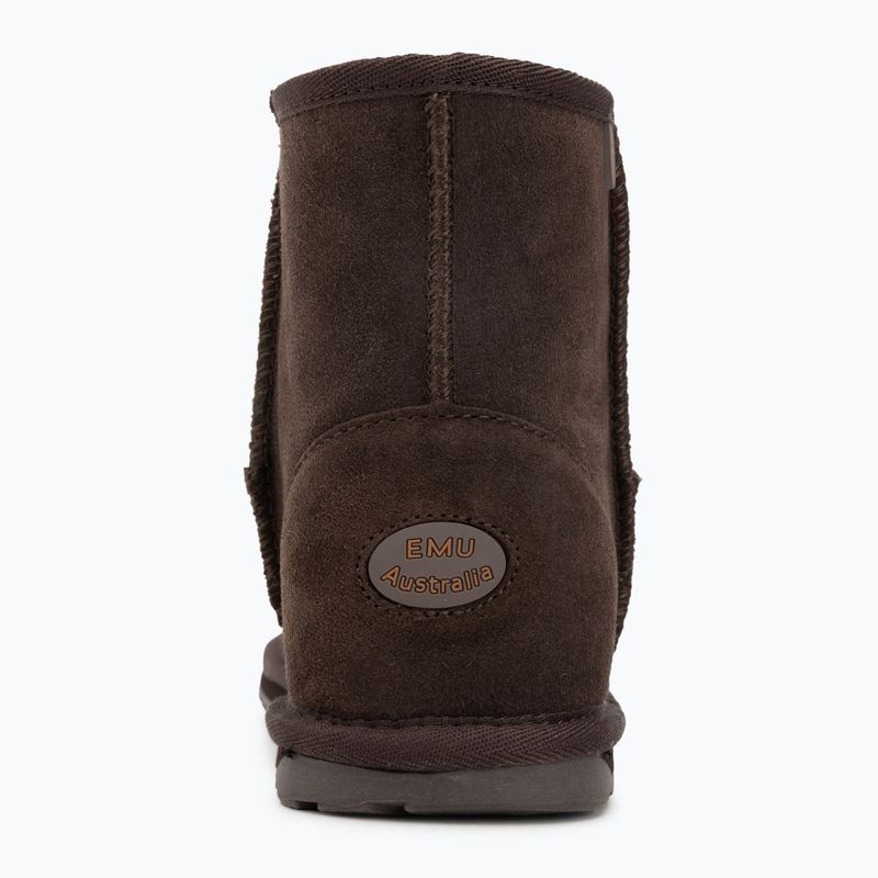 EMU Австралия Wallaby Mini Тийнейджъри ботуши за сняг шоколад 6