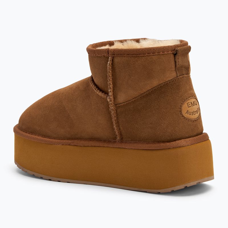 Дамски ботуши за сняг EMU Australia Stinger Micro Flatform chestnut 3