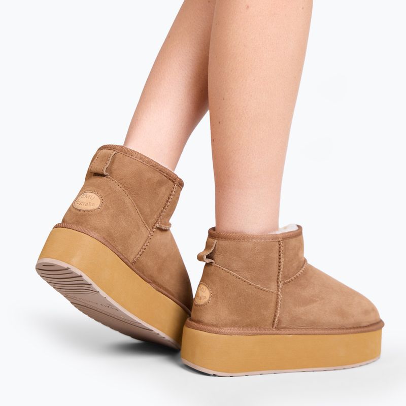 Дамски ботуши за сняг EMU Australia Stinger Micro Flatform chestnut 10