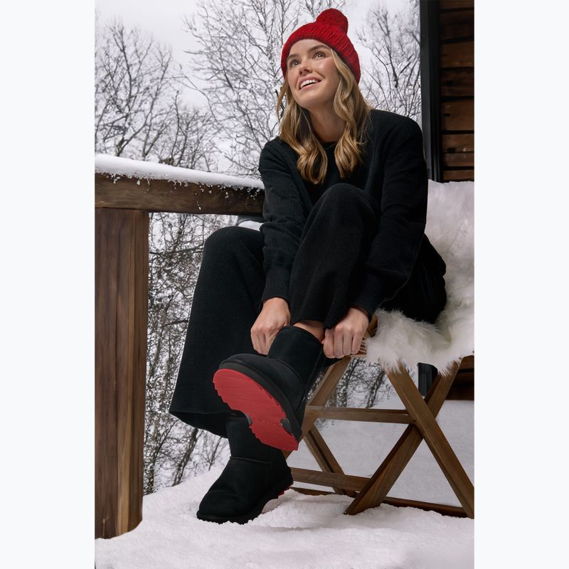 Дамски ботуши за сняг EMU Australia Sharky Mini black/cherry 8