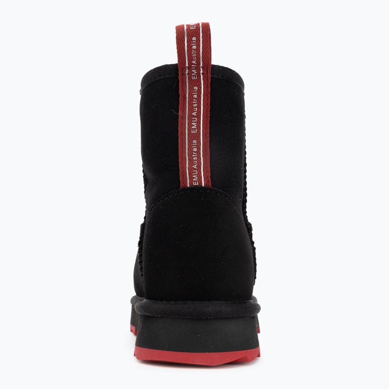 Дамски ботуши за сняг EMU Australia Sharky Mini black/cherry 6