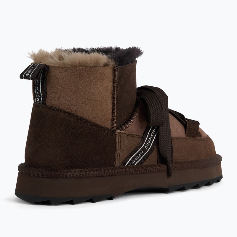 Дамски ботуши за сняг EMU Australia Blurred Micro Patchwork chocolate 2