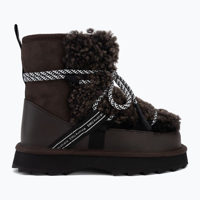 Дамски ботуши за сняг EMU Australia Blurred Teddy chocolate 2