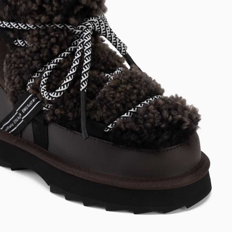 Дамски ботуши за сняг EMU Australia Blurred Teddy chocolate 7