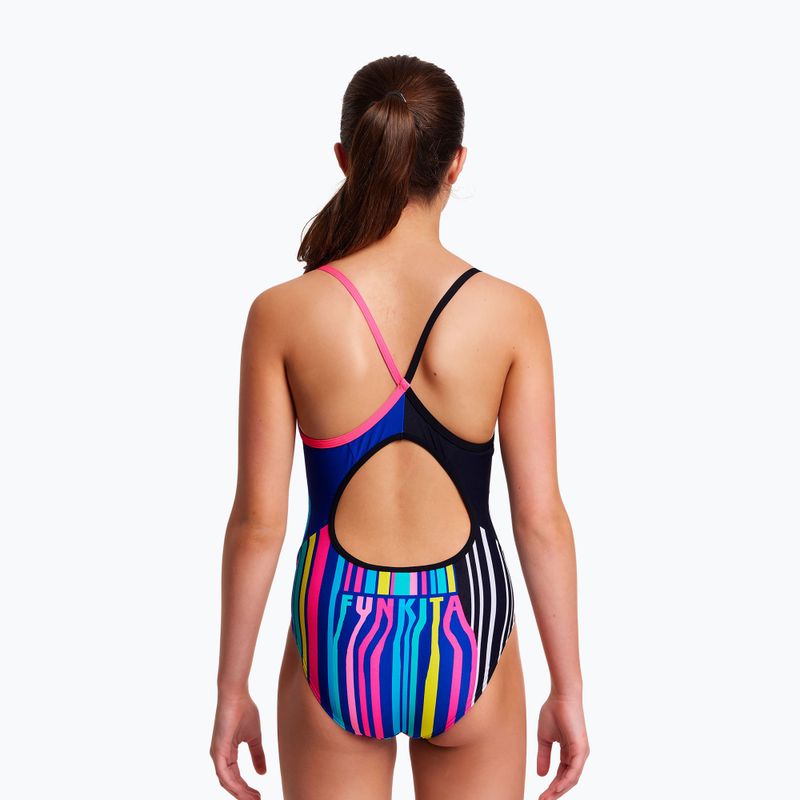 Детски бански костюм Funkita Diamond Back One Piece Zorse Code FS11G00885 5