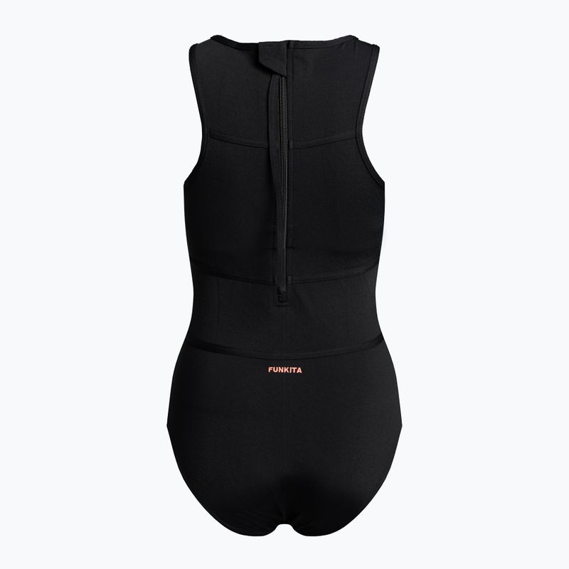 Funkita Hi Flyer One Piece Дамски бански костюм Black FKS003L00038 2