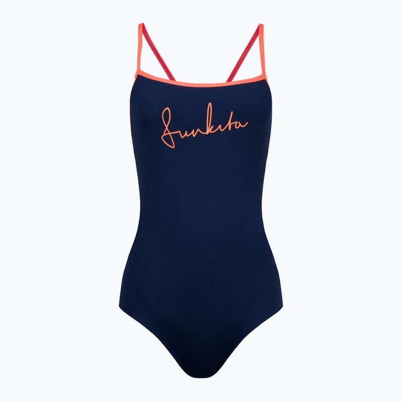 Дамски бански Funkita Single Strap One Piece ocean fire