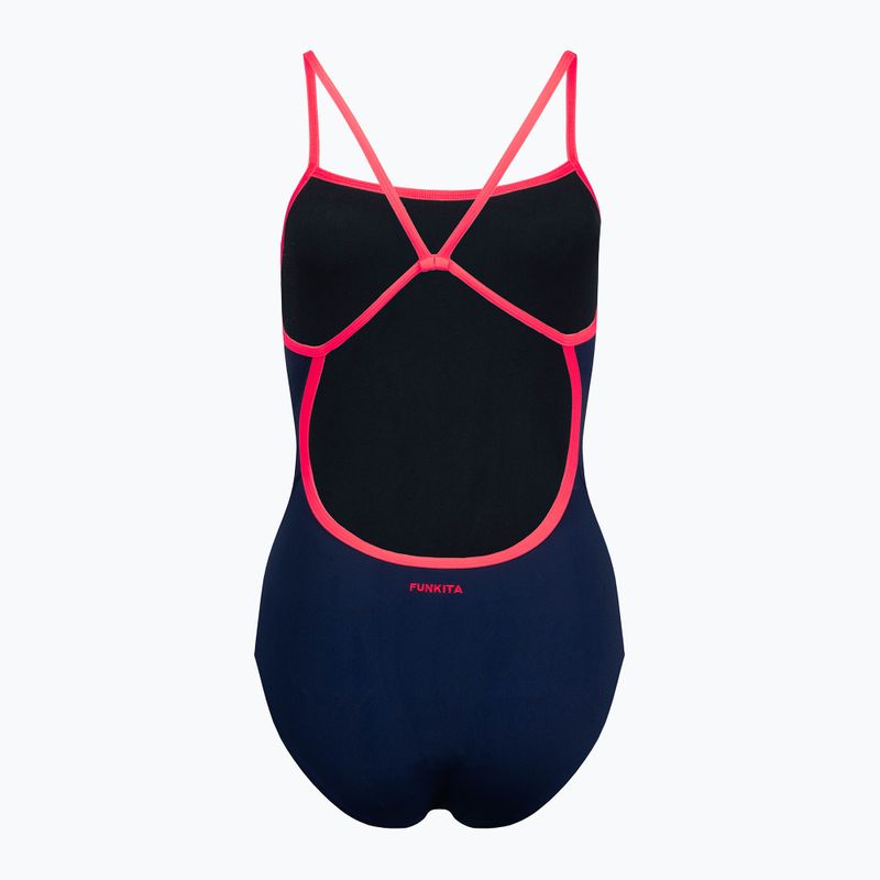 Дамски бански Funkita Single Strap One Piece ocean fire 2