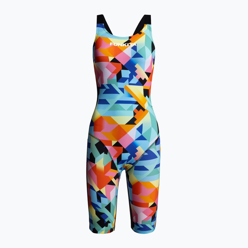 Дамски бански за триатлон Funkita Apex Blast Free Back color burst FSP519L0220