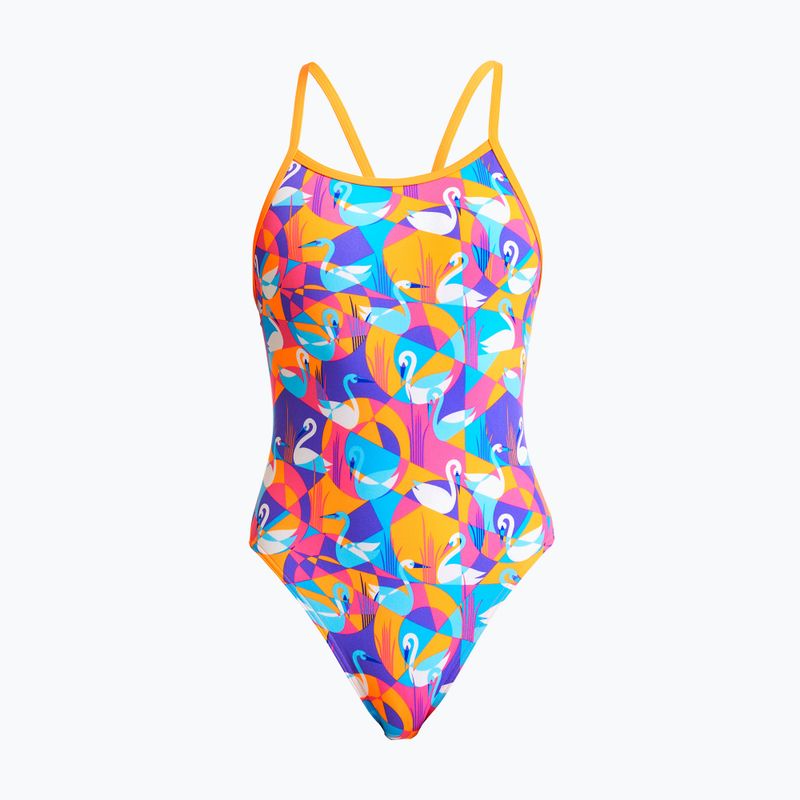 Детски бански Funkita Eco с една каишка жълто-розов FKS030G7132608 4