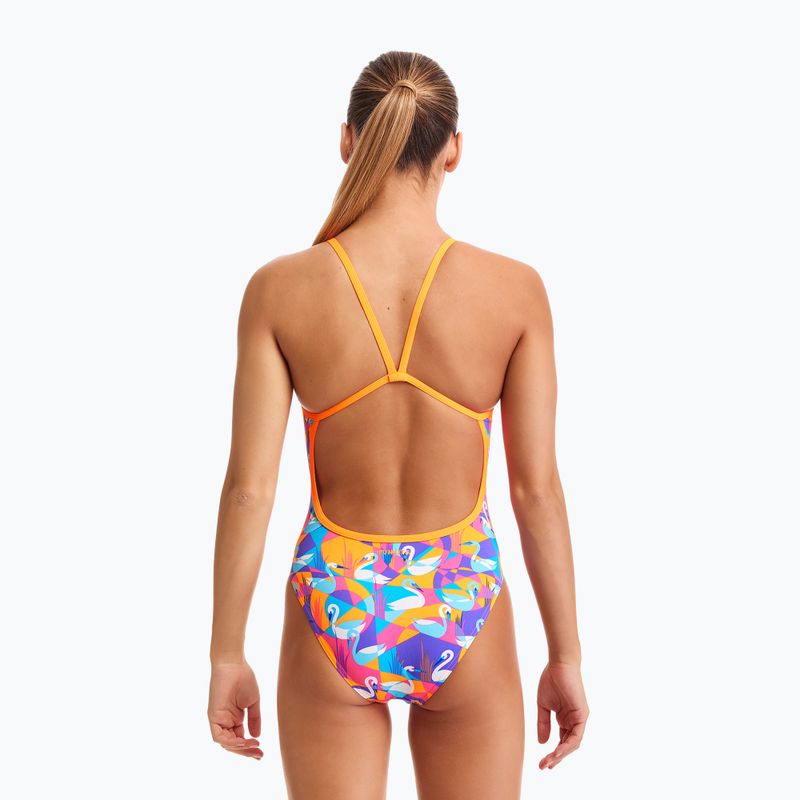 Детски бански Funkita Eco с една каишка жълто-розов FKS030G7132608 6