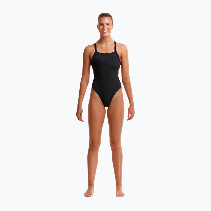 Funkita Без презрамки Дамски бански костюм Still Black 2