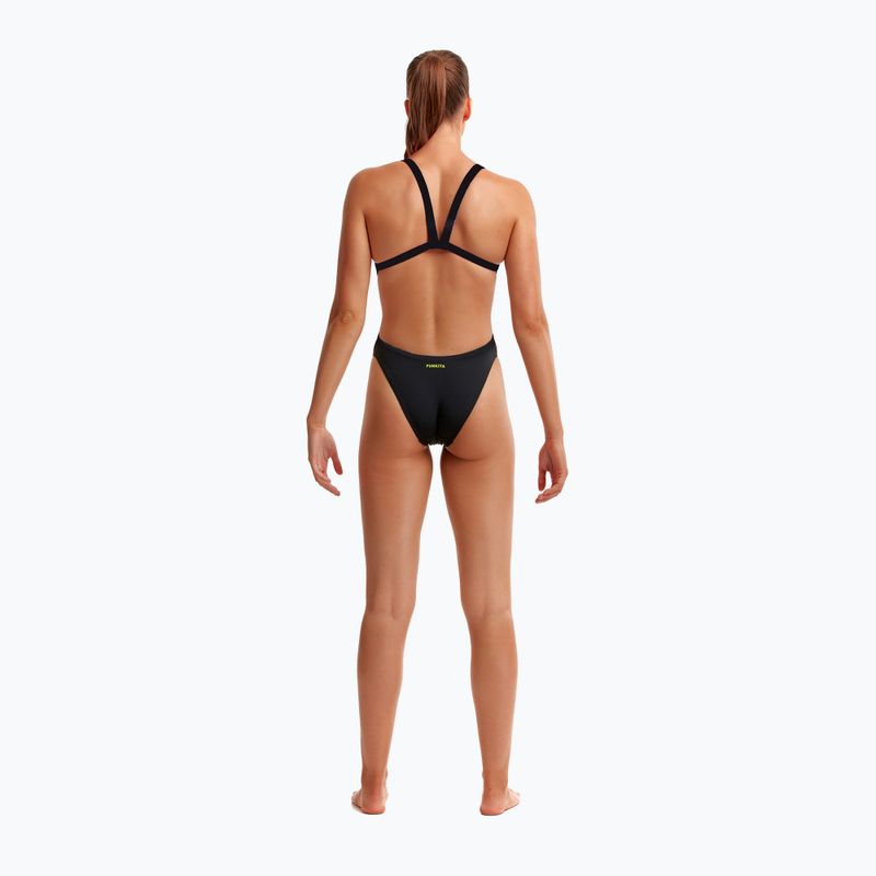 Funkita Без презрамки Дамски бански костюм Still Black 3