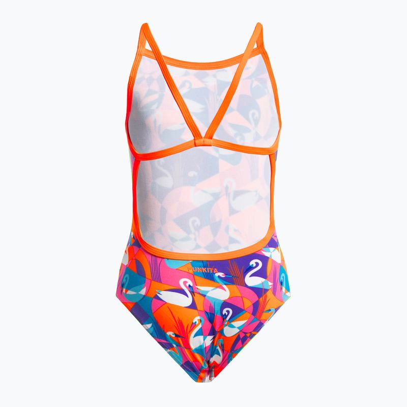 Детски бански Funkita Eco с една каишка жълто-розов FKS030G7132608 2