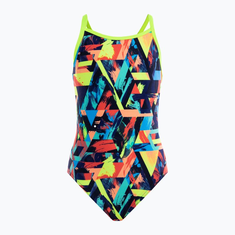 Детски бански костюм от една част Funkita Diamond back blocked bars FS11G7130908