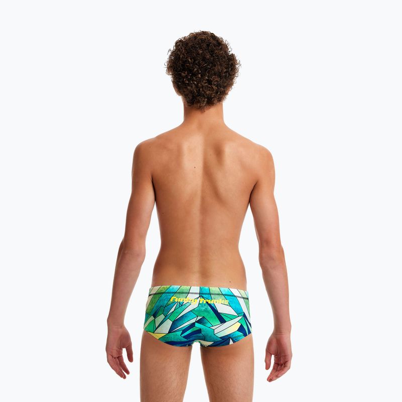 FUNKY TRUNKS Детски бански Sidewinder зелено-син FTS010B7131024 6