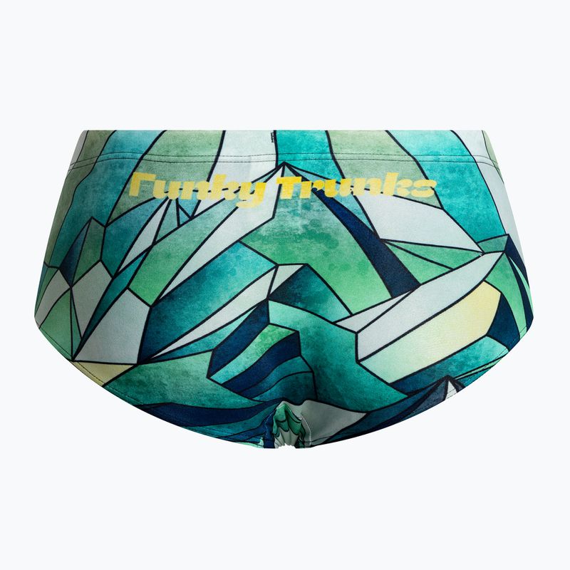 FUNKY TRUNKS Детски бански Sidewinder зелено-син FTS010B7131024 2