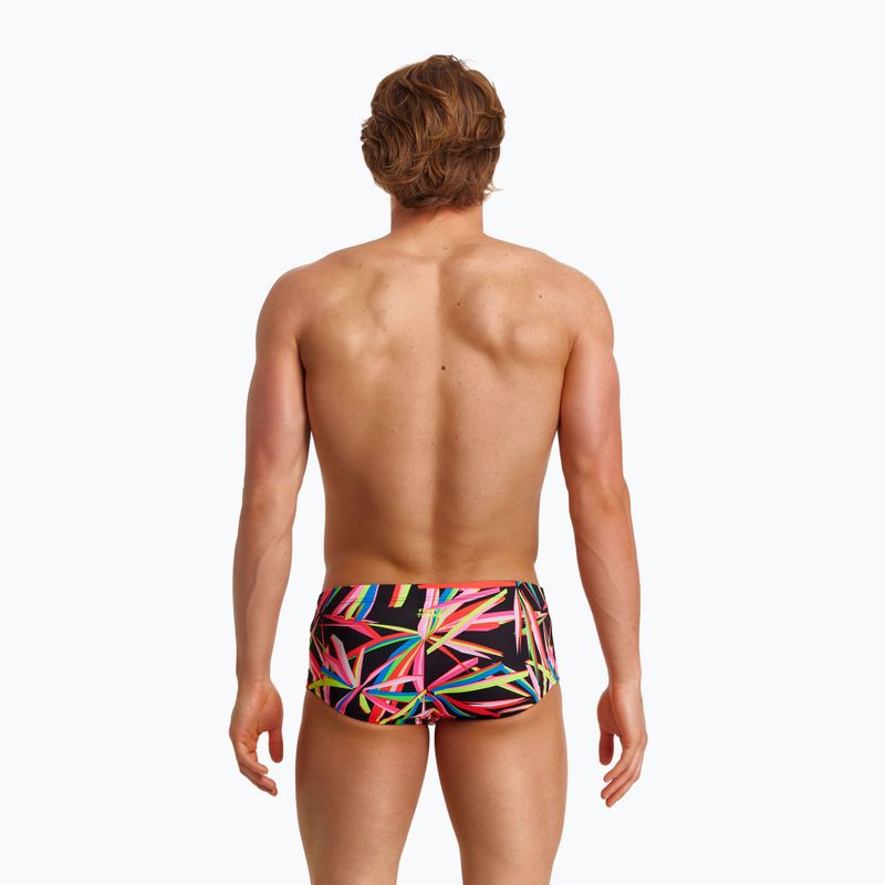 Мъжки бански FUNKY TRUNKS Classic Trunks черен и цветен FT30M71387 5