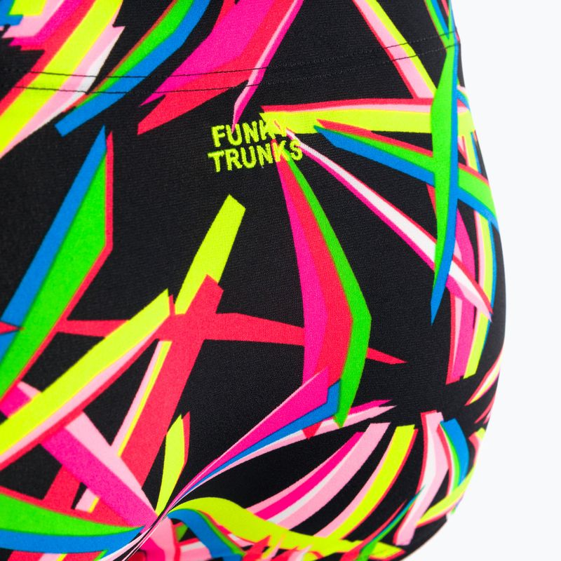 Мъжки бански FUNKY TRUNKS Classic Trunks черен и цветен FT30M71387 3